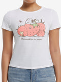 Peanuts Snoopy Friendship Is Sweet Girls Baby T-Shirt | Trending Graphic Tee For Fans