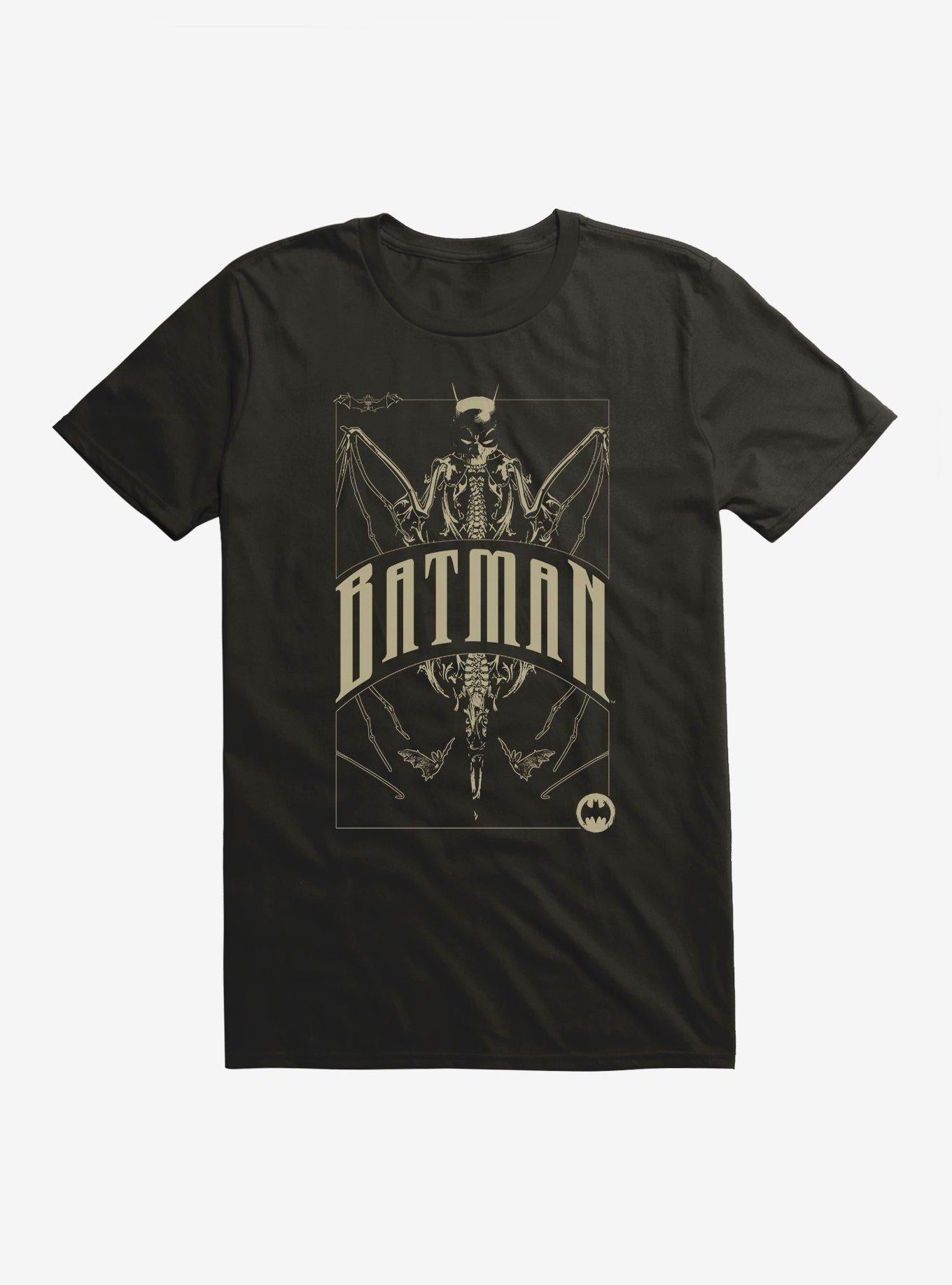 DC Batman Skeleton Card T-Shirt | Trending Graphic Tee For Fans