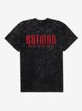 DC Batman Beyond Logo Mineral Wash T-Shirt | Trending Graphic Tee For Fans
