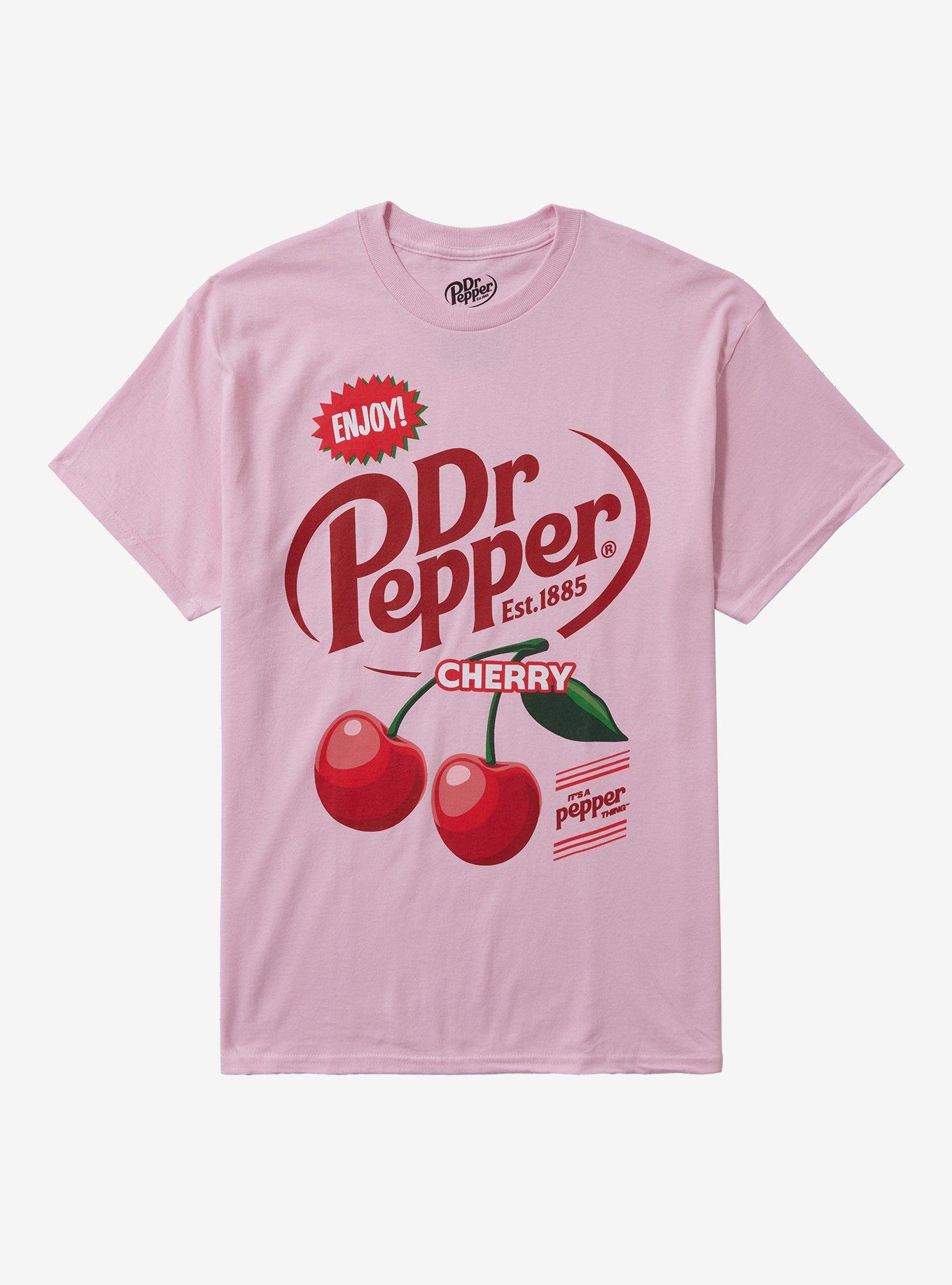 Dr. Pepper Cherry Logo T-Shirt | Trending Graphic Tee For Fans