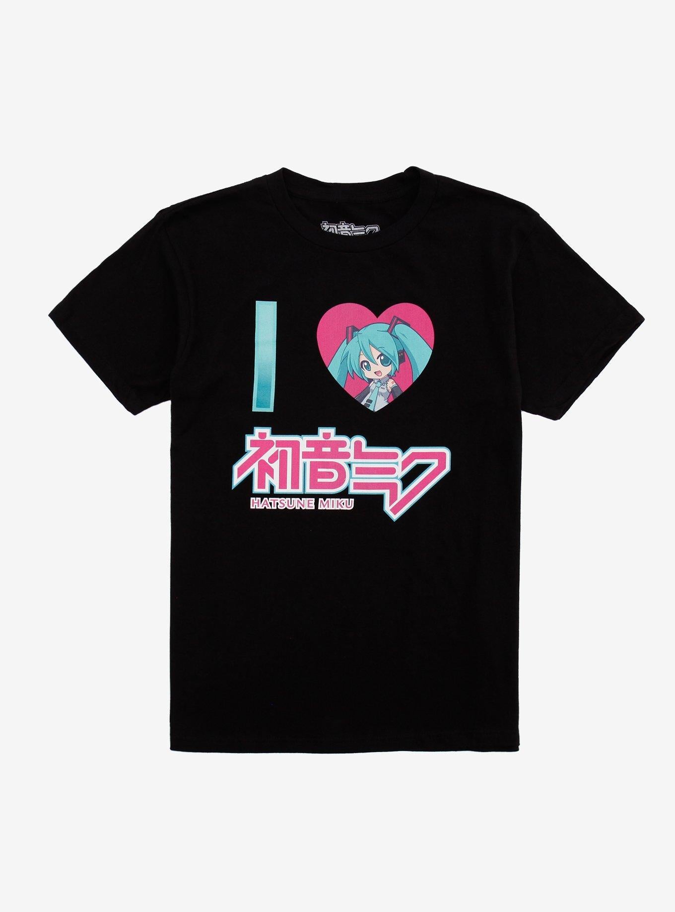 Hatsune Miku Heart T-Shirt | Trending Graphic Tee For Fans