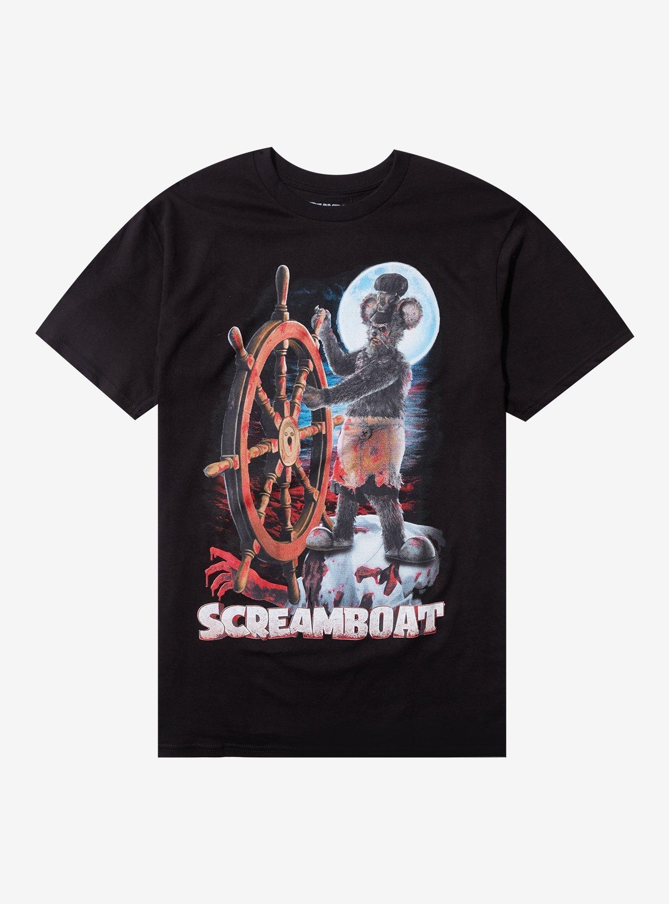 Screamboat Mouse Captain T-Shirt | Trending Graphic Tee For Fans