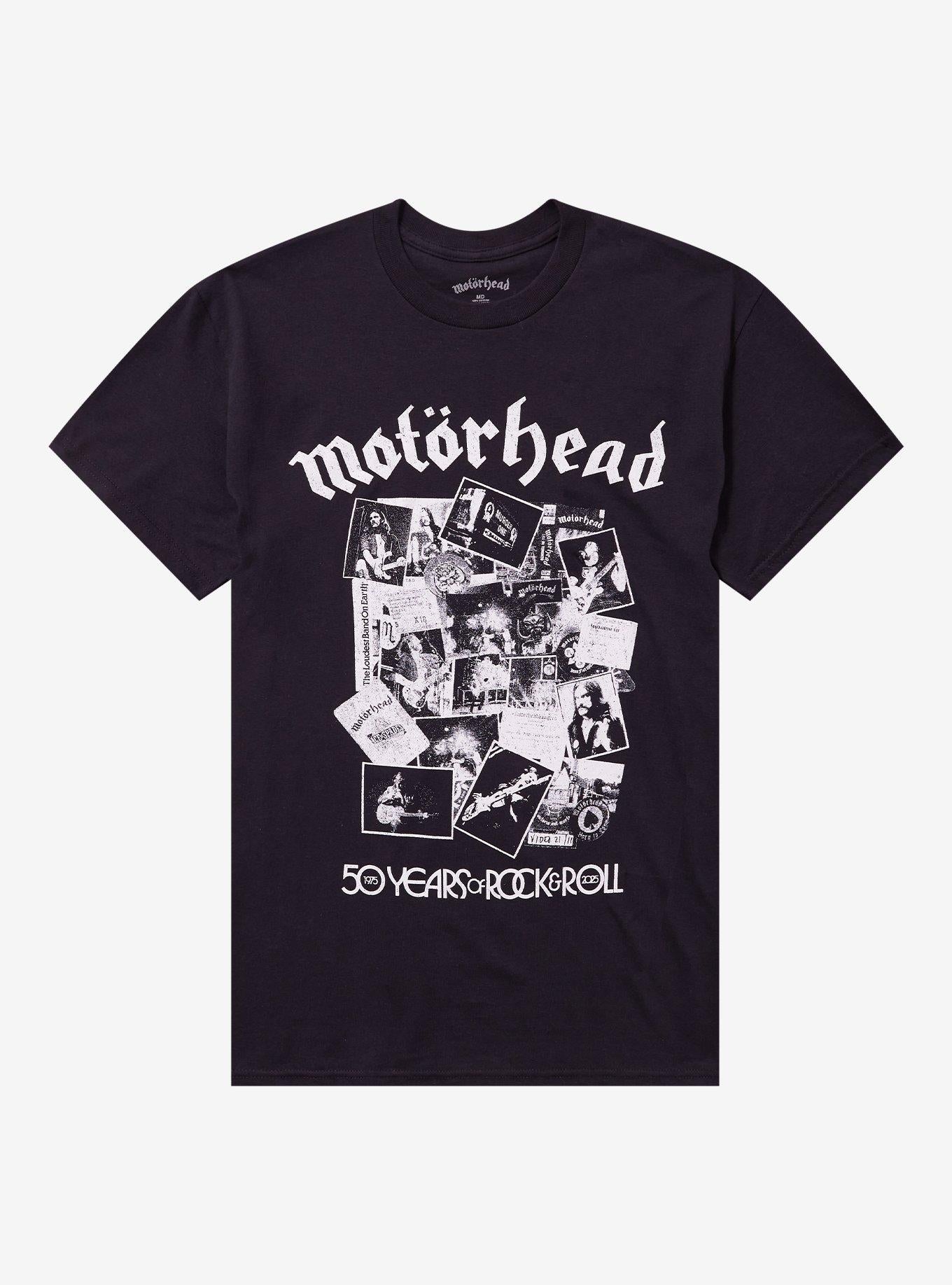 Motorhead 50 Years Collage T-Shirt | Trending Graphic Tee For Fans
