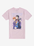 Fruits Basket Group Pink Girls T-Shirt | Trending Graphic Tee For Fans