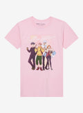 Jujutsu Kaisen Group Shopping Pink Girls T-Shirt | Trending Graphic Tee For Fans