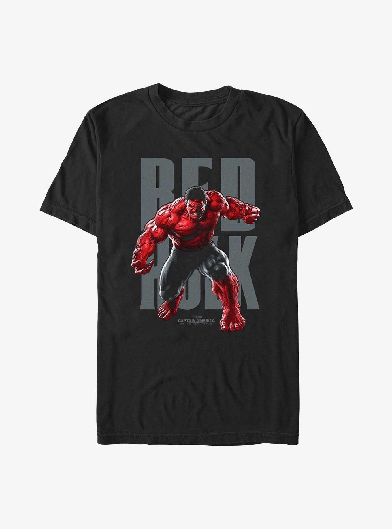 Captain America Brave New World Red Hulk Portrait T-Shirt | Trending Graphic Tee For Fans