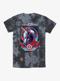 Captain America Brave New World Captain Poster Tie-Dye T-Shirt | Trending Graphic Tee For Fans