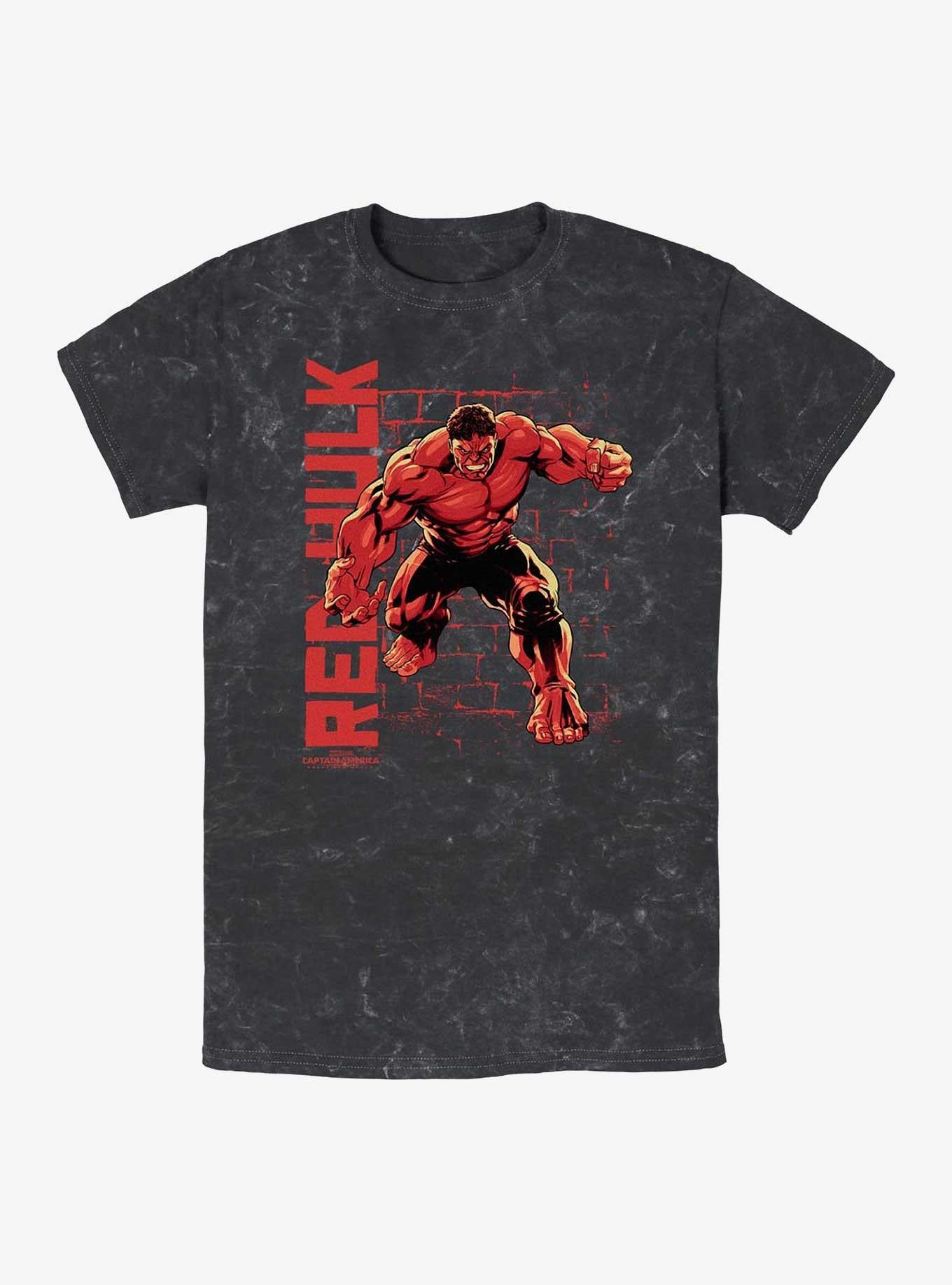 Captain America Brave New World Stone Wall Hulk Mineral Wash T-Shirt | Trending Graphic Tee For Fans