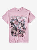 Marvel The Amazing Spider-Man Pink Comic T-Shirt | Trending Graphic Tee For Fans
