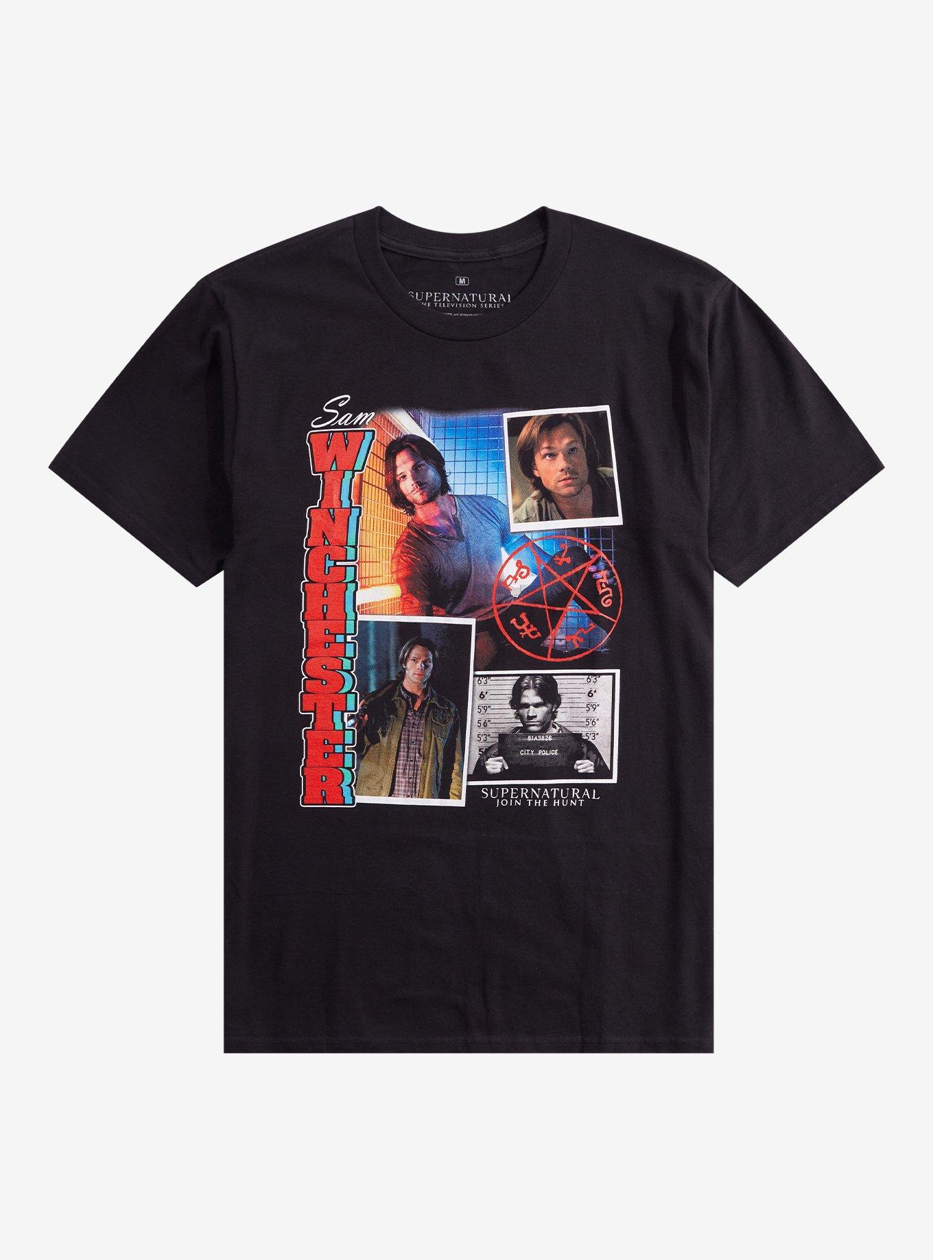 Supernatural Sam Winchester Collage T-Shirt | Trending Graphic Tee For Fans
