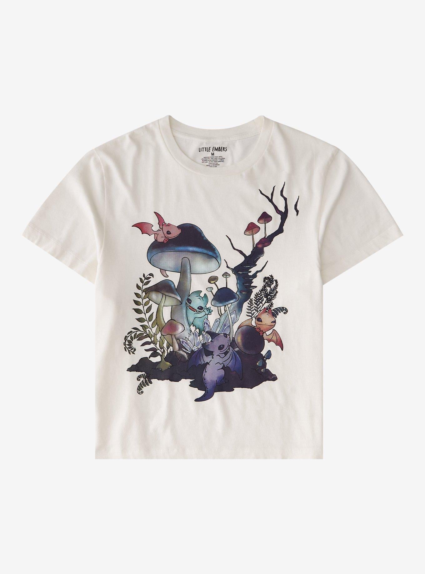 Little Embers Mushrooms Girls T-Shirt | Trending Graphic Tee For Fans