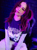 Valkyrae Butterfly Heart Mineral Wash T-Shirt | Trending Graphic Tee For Fans