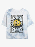 Electric State Cosmo Graphic Tie-Dye Girls Crop T-Shirt | Trending Graphic Tee For Fans