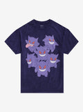 Pokemon Gengar Group Dark Wash Girls T-Shirt | Trending Graphic Tee For Fans