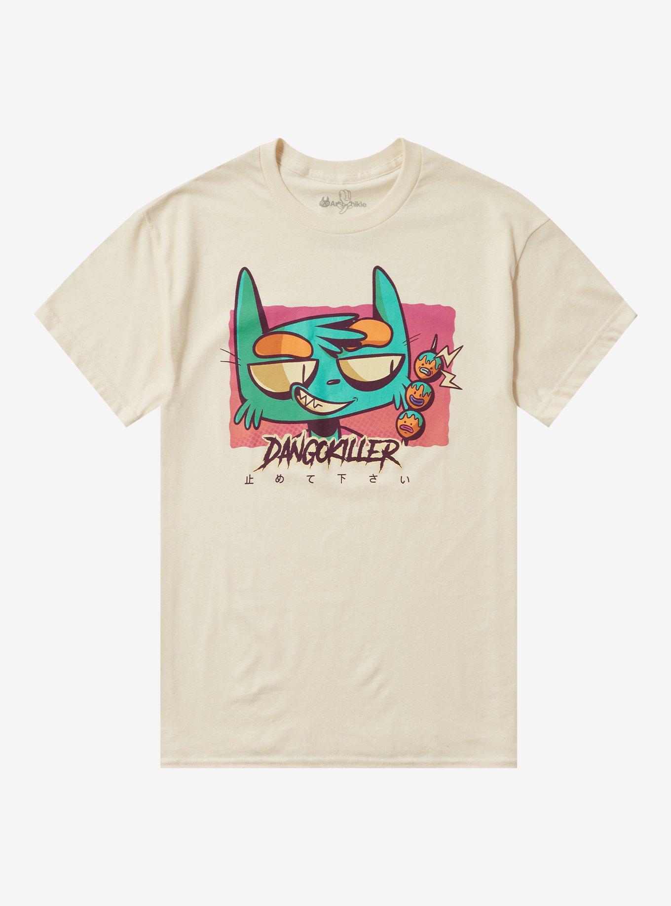 Cat Dango Killer By Artychikle T-Shirt | Trending Graphic Tee For Fans