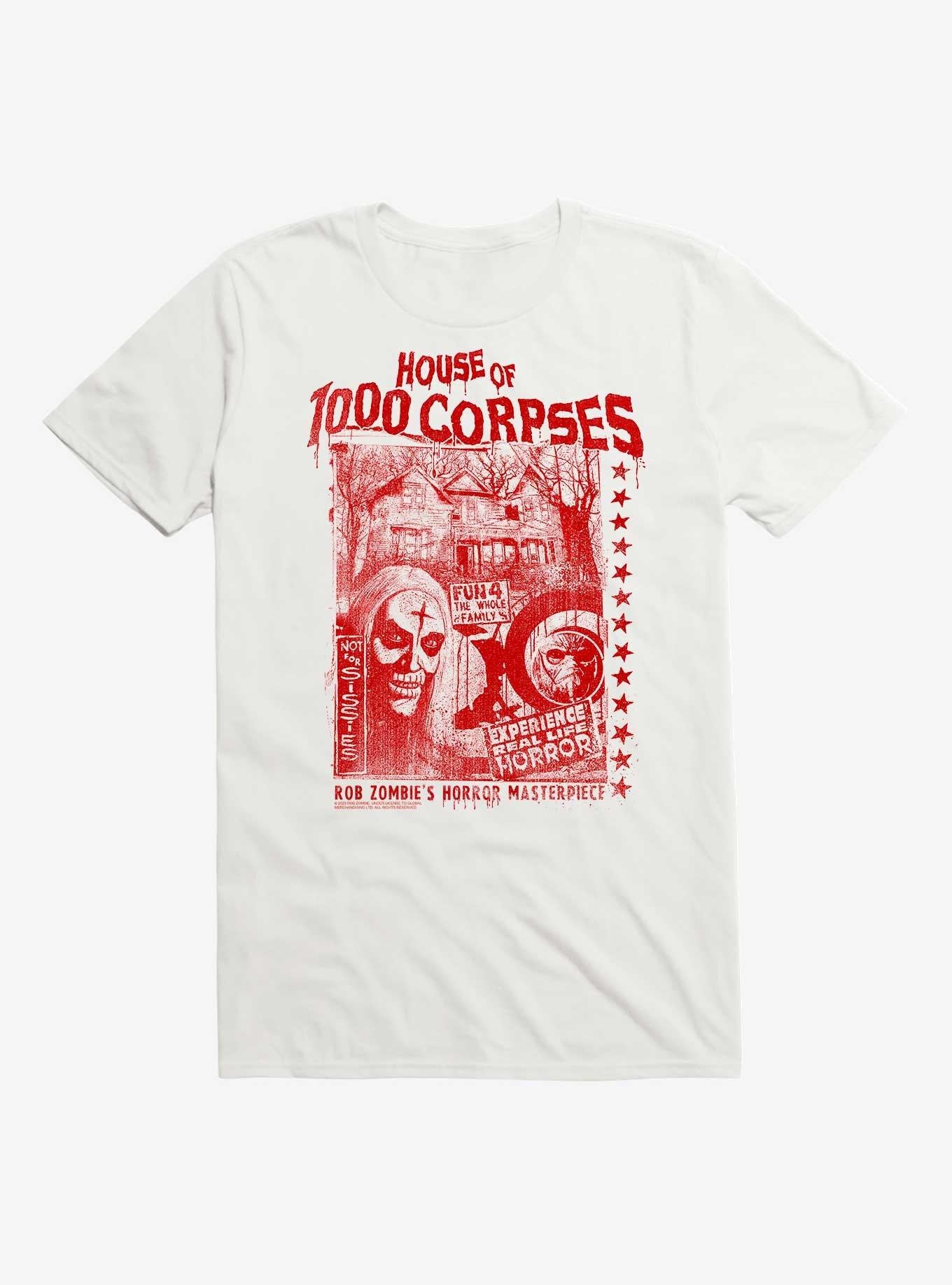 House Of 1000 Corpses Experience Real Life Horror T-Shirt | Trending Graphic Tee For Fans