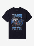 Raccoon Trash Metal By Vincent Trinidad T-Shirt | Trending Graphic Tee For Fans