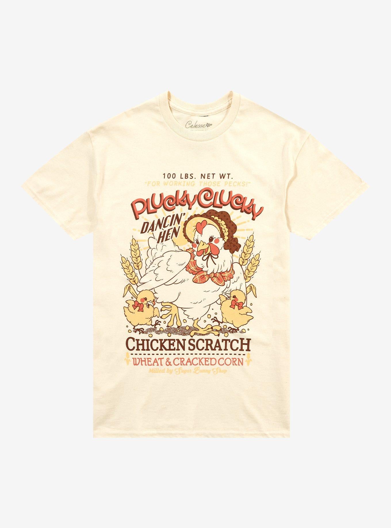 Plucky Clucky Dancing Hen By Lil Celesse T-Shirt | Trending Graphic Tee For Fans