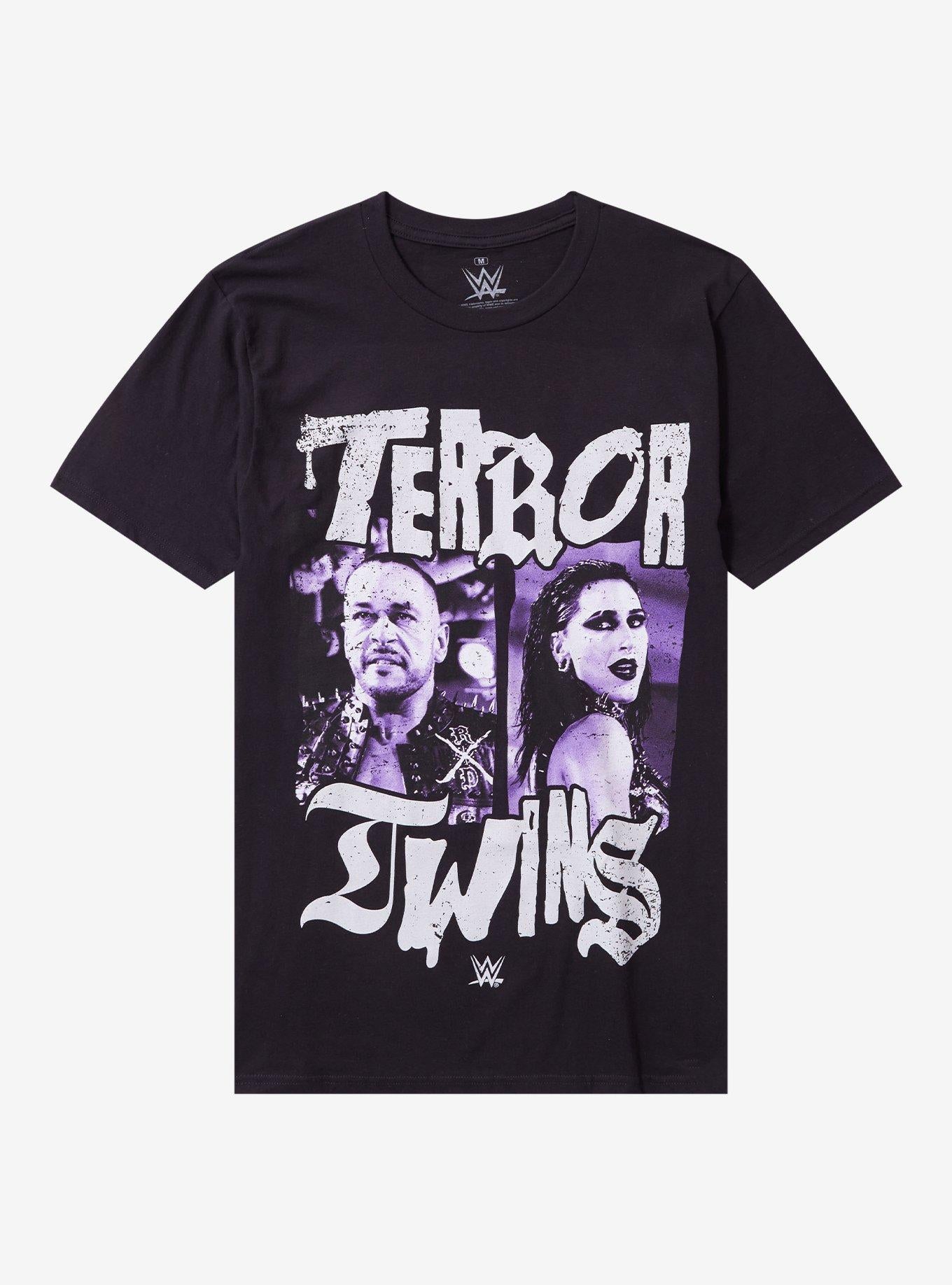 WWE Terror Twins Purple Portrait T-Shirt | Trending Graphic Tee For Fans