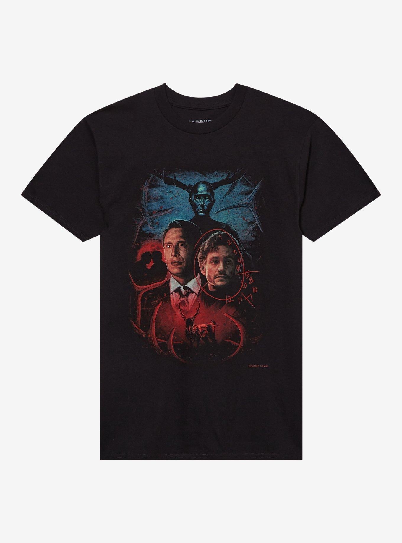 Hannibal Character Collage T-Shirt | Trending Graphic Tee For Fans