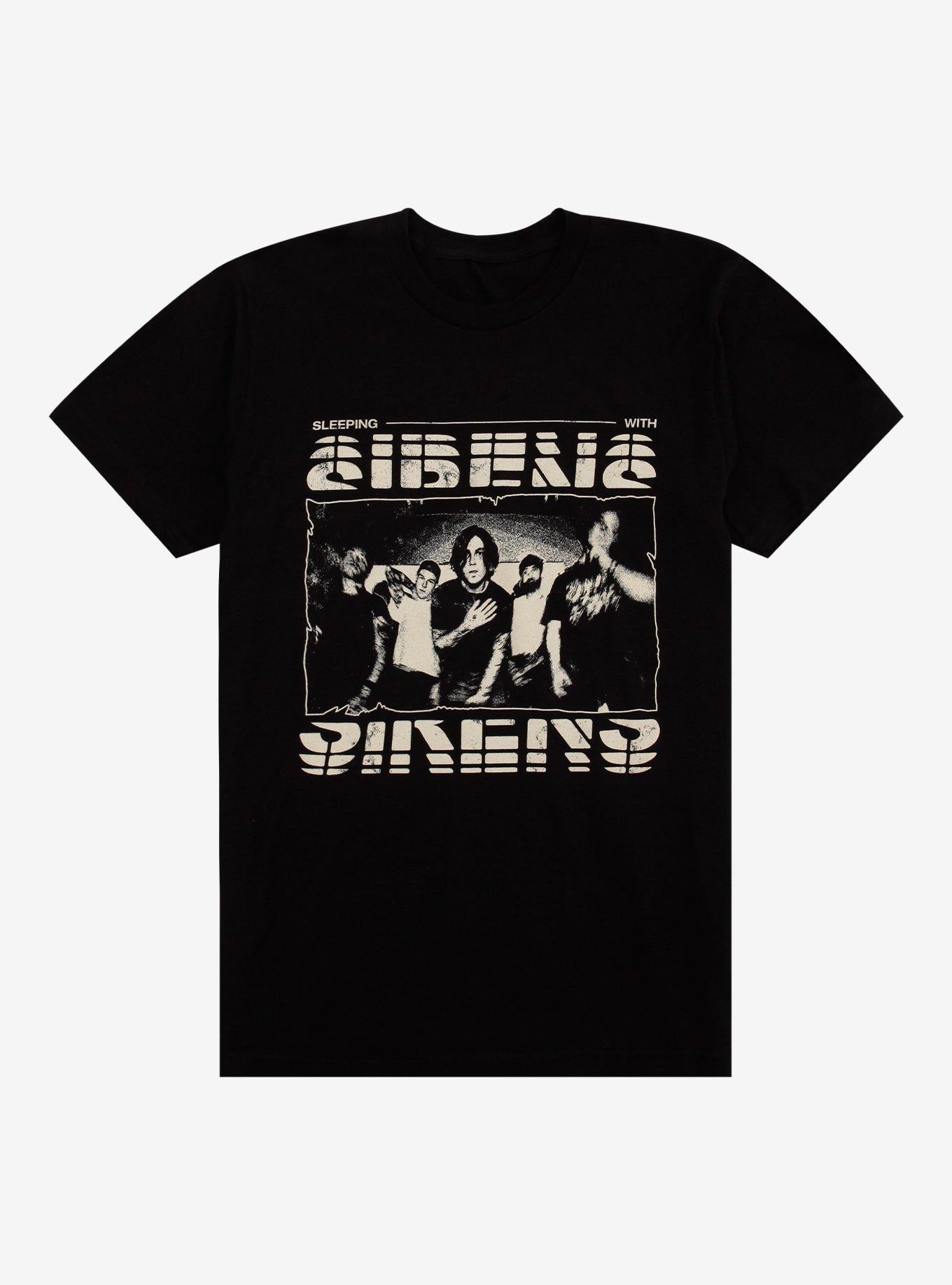 Sleeping With Sirens Blurry Group Photo T-Shirt | Trending Graphic Tee For Fans