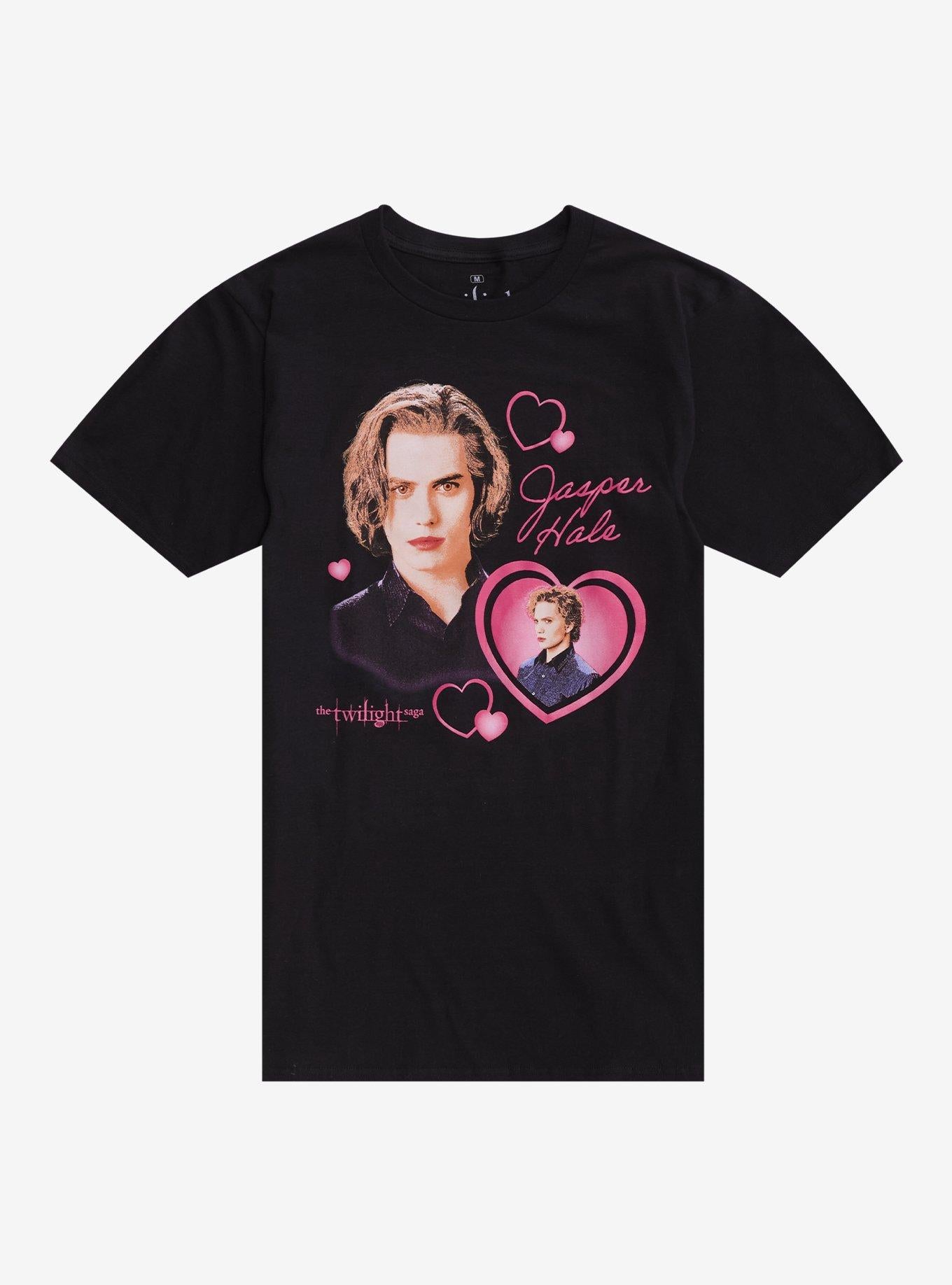 The Twilight Saga Jasper Heart Girls T-Shirt | Trending Graphic Tee For Fans