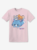 Tom & Jerry Gokko Trio Girls T-Shirt | Trending Graphic Tee For Fans