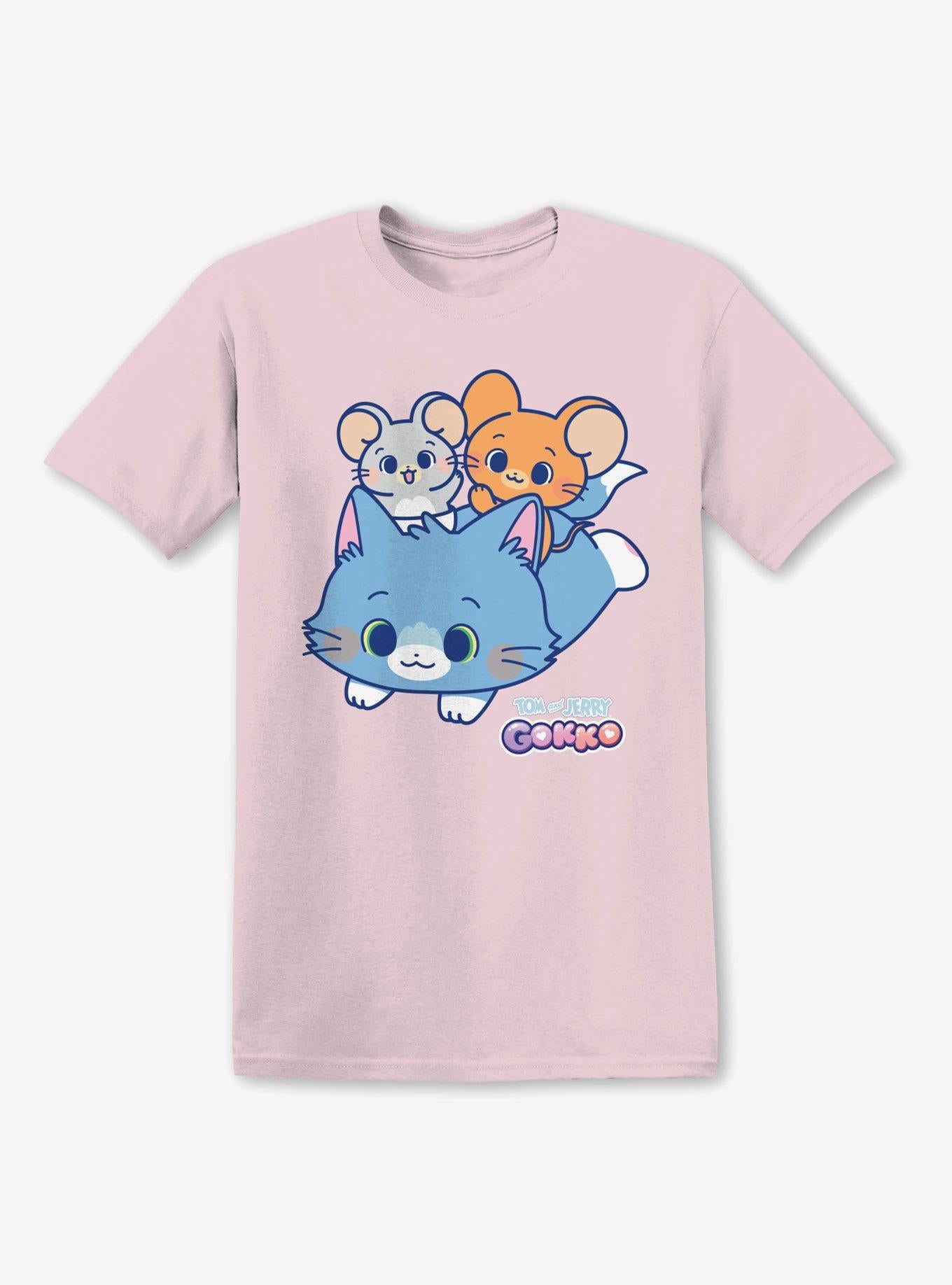 Tom & Jerry Gokko Trio Girls T-Shirt | Trending Graphic Tee For Fans