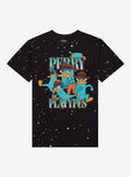 Disney Phineas And Ferb Perry Collage Splatter Dye Girls T-Shirt | Trending Graphic Tee For Fans
