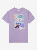 Hatsune Miku Chibi Purple Girls T-Shirt | Trending Graphic Tee For Fans