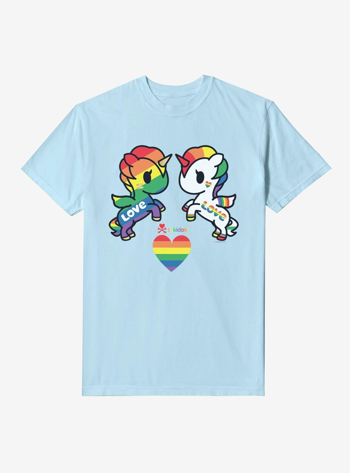 Tokidoki Unicorno Pride Love Garment Dye T-Shirt | Trending Graphic Tee For Fans