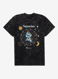 Tokidoki Unicorno Aquarius Mineral Wash T-Shirt | Trending Graphic Tee For Fans