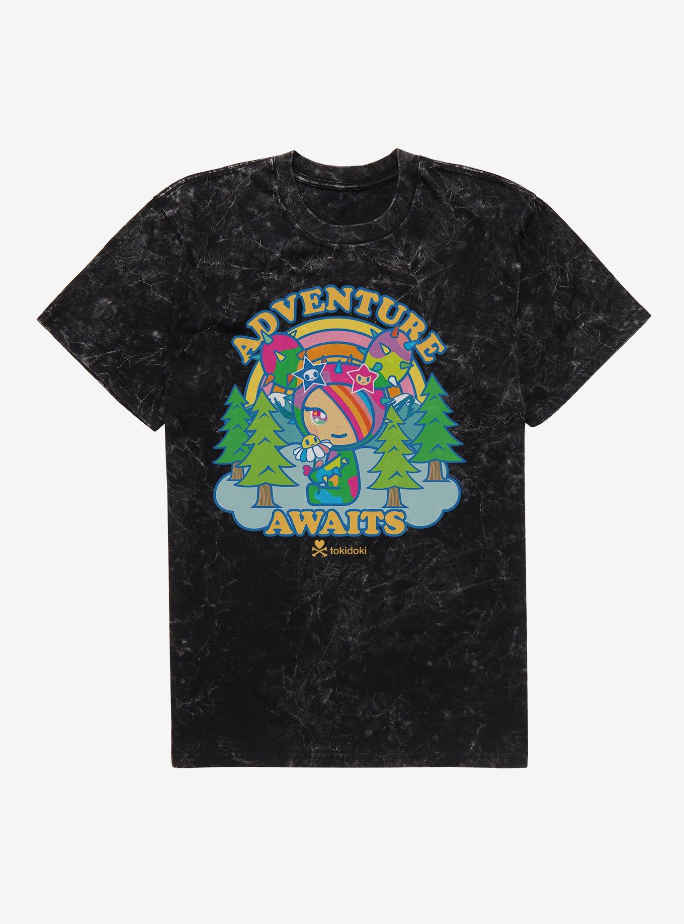 Tokidoki Adventure Awaits Mineral Wash T-Shirt | Trending Graphic Tee For Fans