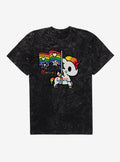 Tokidoki Unicorno Pride Flag Mineral Wash T-Shirt | Trending Graphic Tee For Fans