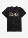 Tokidoki Unicorno Pride Icons Mineral Wash T-Shirt | Trending Graphic Tee For Fans