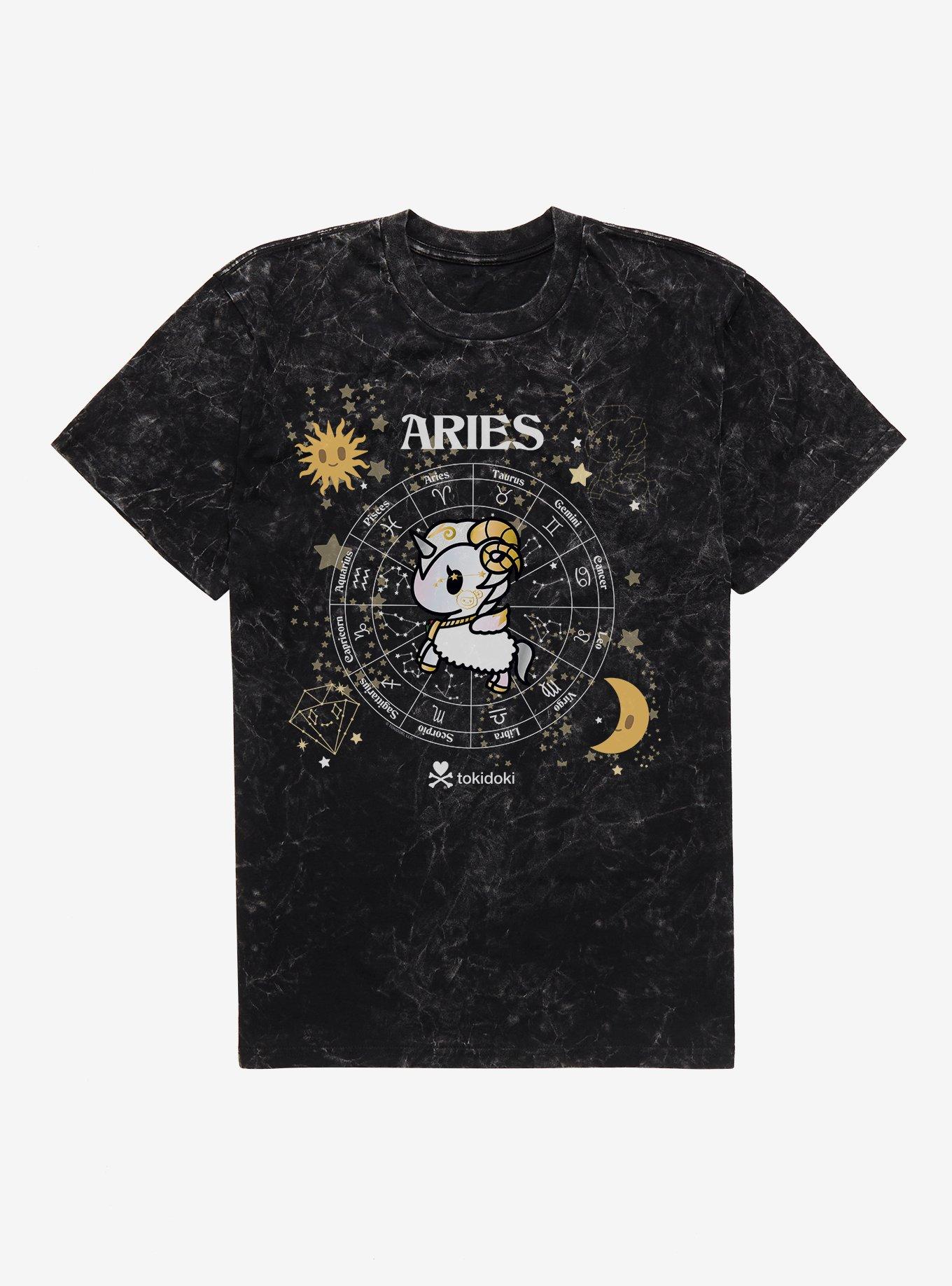 Tokidoki Unicorno Aries Mineral Wash T-Shirt | Trending Graphic Tee For Fans