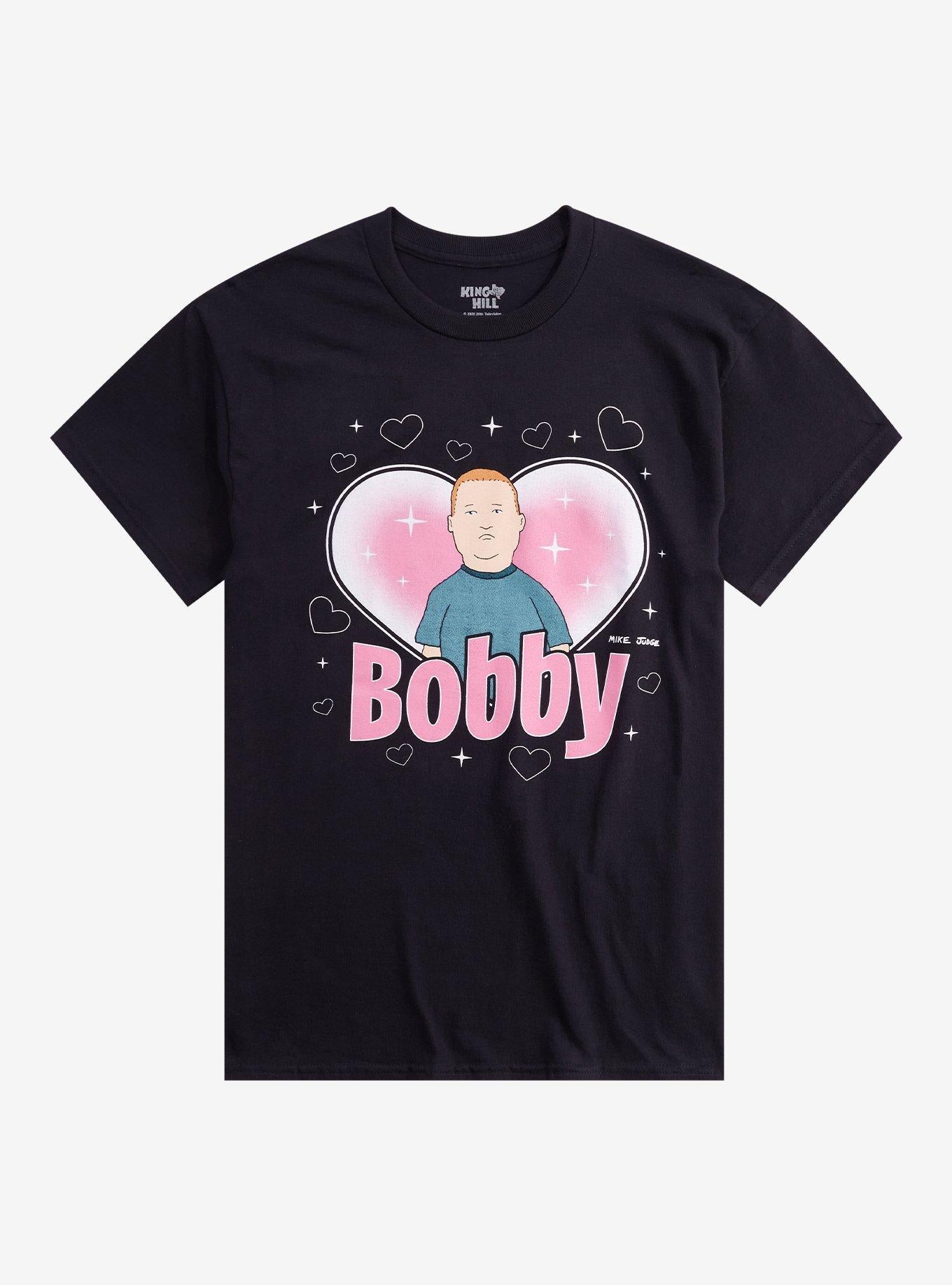 King Of The Hill Bobby Hill Hearts T-Shirt | Trending Graphic Tee For Fans