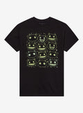 Grinning Cats Glow-In-The-Dark By Friday Jr. T-Shirt | Trending Graphic Tee For Fans