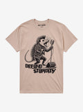 Punk Possum Defund Stupidity T-Shirt | Trending Graphic Tee For Fans