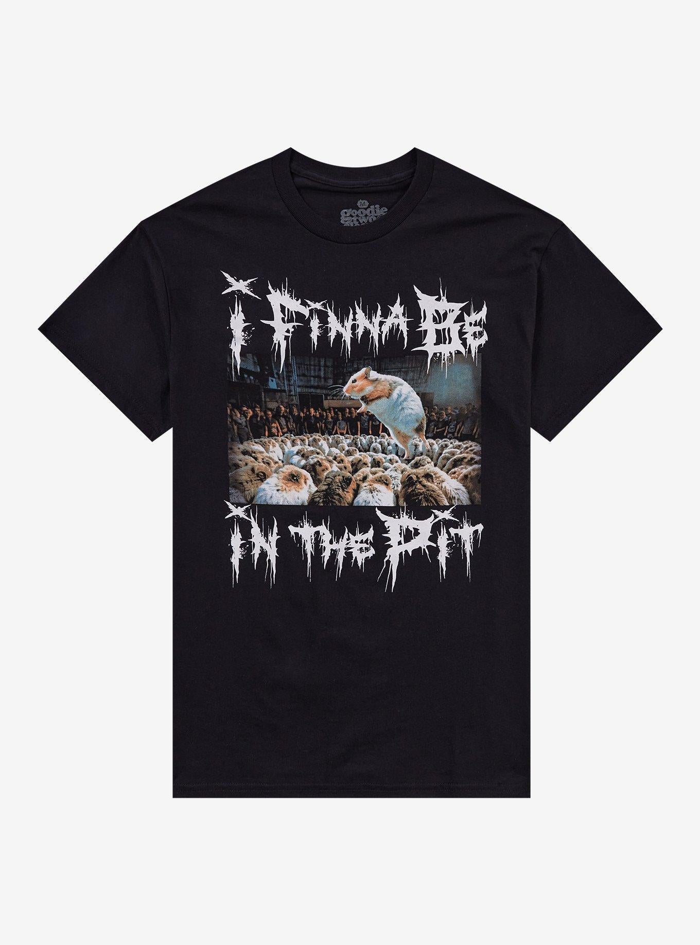 Hamster In The Pit By Goodie Two Sleeves T-Shirt | Trending Graphic Tee For Fans