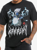 Naruto Shippuden Kakashi Lightning Boxy T-Shirt | Trending Graphic Tee For Fans