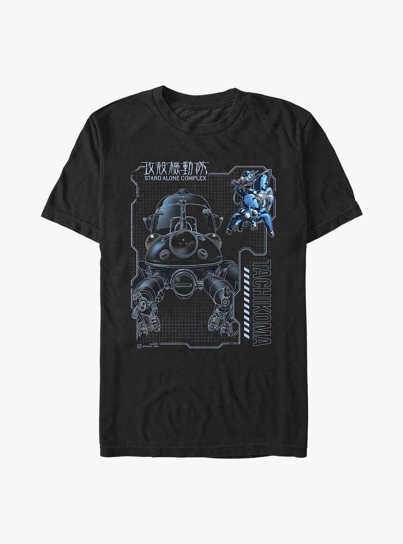 Ghost in the Shell Tachikoma Schematic T-Shirt | Trending Graphic Tee For Fans