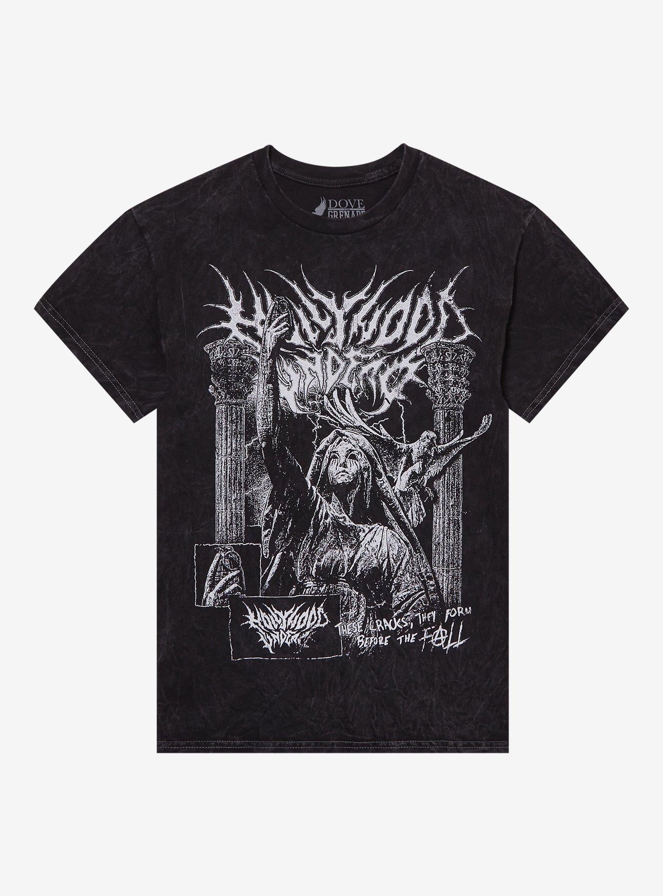 Hollywood Undead Statue Mineral Wash T-Shirt | Trending Graphic Tee For Fans