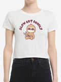 Sloth Slow But Deadly Girls Baby T-Shirt | Trending Graphic Tee For Fans