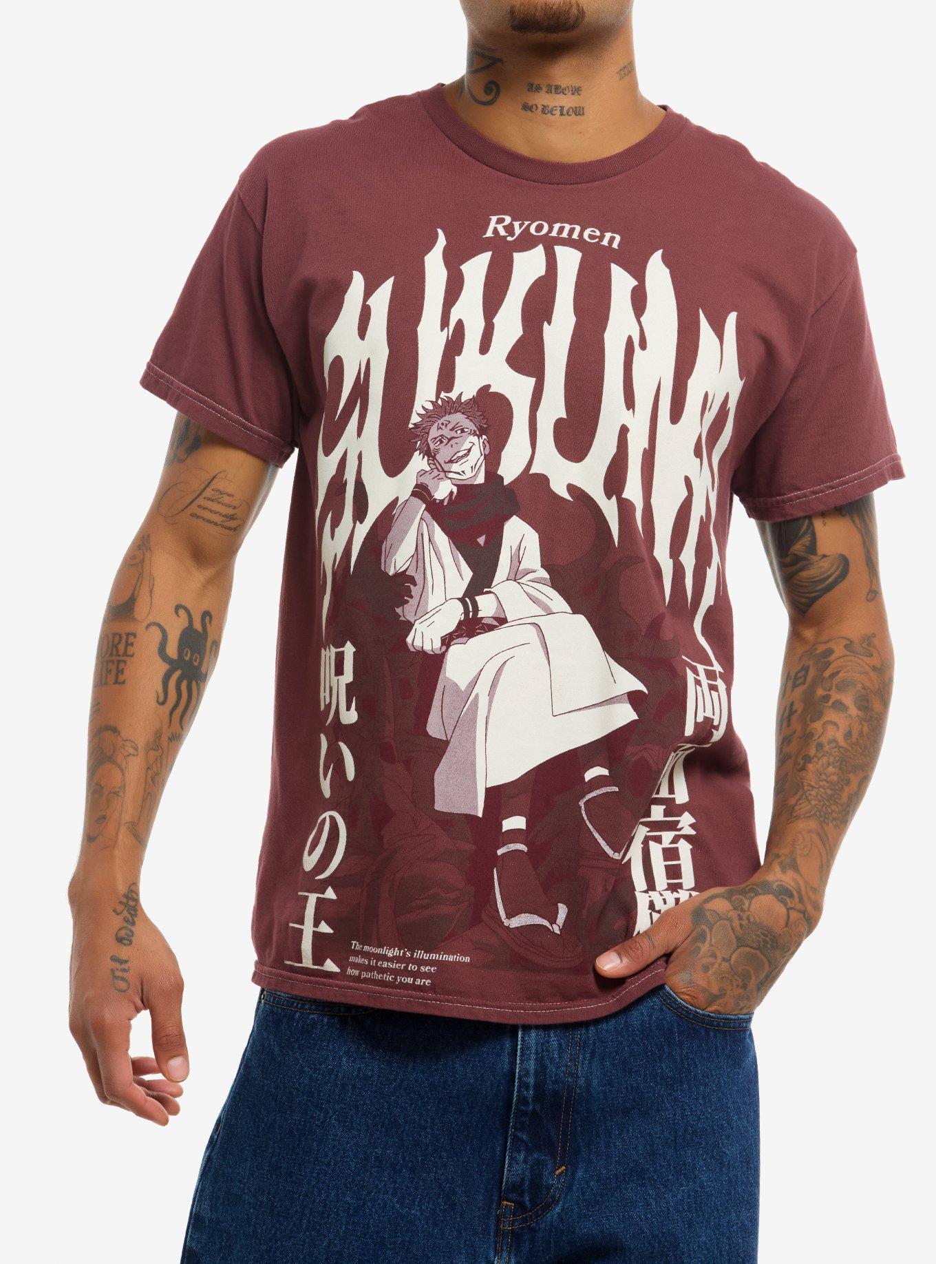 Jujutsu Kaisen Sukuna Jumbo Portrait Boxy T-Shirt | Trending Graphic Tee For Fans