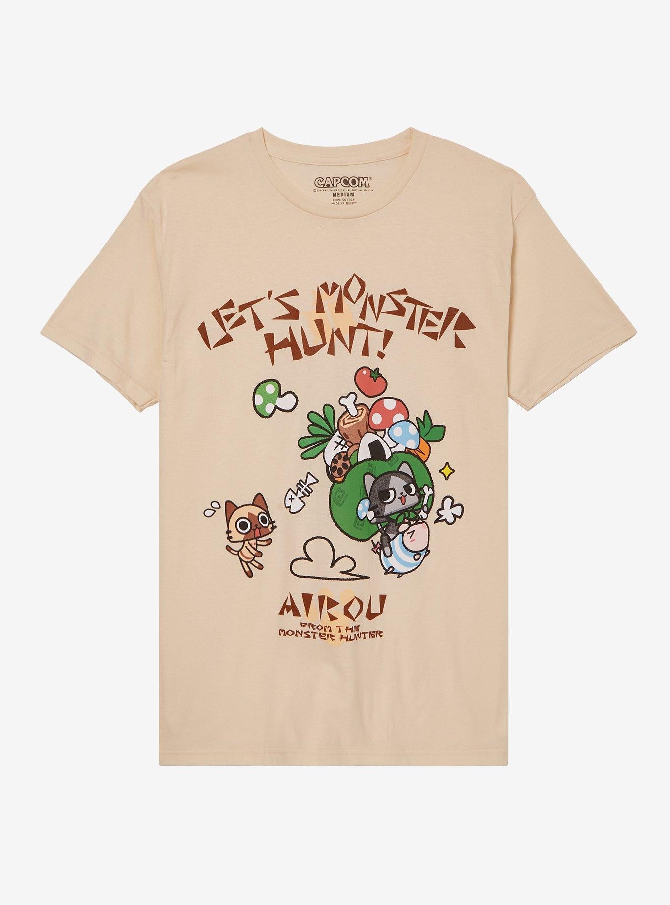 Monster Hunter Diary Airou Felyne T-Shirt | Trending Graphic Tee For Fans