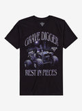 Grave Digger Rest In Pieces T-Shirt | Trending Graphic Tee For Fans