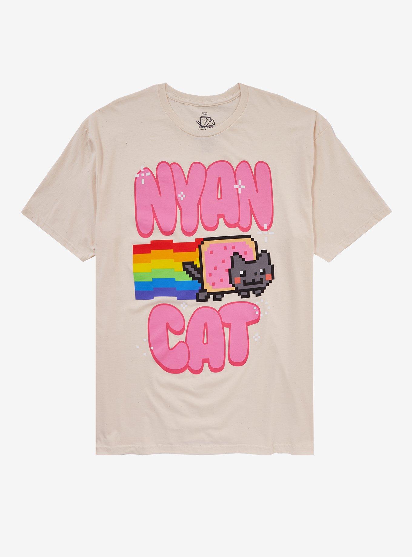 Nyan Cat Logo T-Shirt | Trending Graphic Tee For Fans