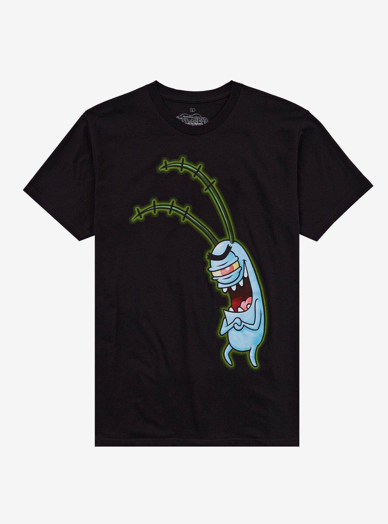 SpongeBob SquarePants Plankton Double-Sided T-Shirt | Trending Graphic Tee For Fans