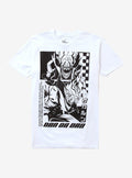 Dandadan Okarun Black & White Jumbo Print T-Shirt | Trending Graphic Tee For Fans